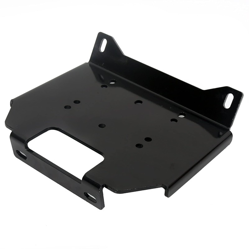 ECOTRIC Winch Mount Plate Bracket Kit Compatible with 2014-2019 Polaris