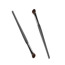 ALLVD Nose Shadow Brush Angled Makeup Brush Nose Contouring Brush Pony Hair Makeup Animal Hair Soft Touch Good Color Portable (2 Pcs)