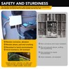 Elecoman 1/2inch 50ft Liquid-Tight Conduit and Connector Kit,Flexible Non Metallic
