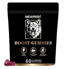 Newrish Himalayan Shilajit Gummies | With Ashwagandha, Gokshura & other herbs | No added sugar | 60 Gummies:_1 bag