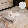 Bedfolks Waterproof Crate Bed, Plush Dog & Cat Bed with