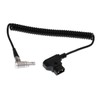 HangTon P-tap D-tap to Right Angle 0B 7 Pin Coiled
