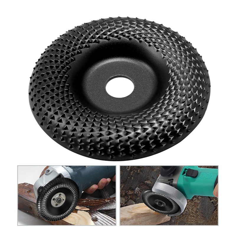 Pack of 2 Wooden Sanding Discs for Angle Grinders, 125