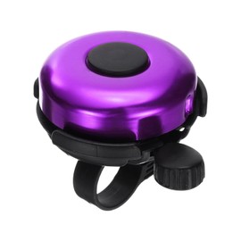 sourcing map Bike Bell Classic Bicycle Bell with Loud Crisp Clear Sound Bike Ring Bell Aluminum Bike Accessories for Road Mountain Bike, Purple