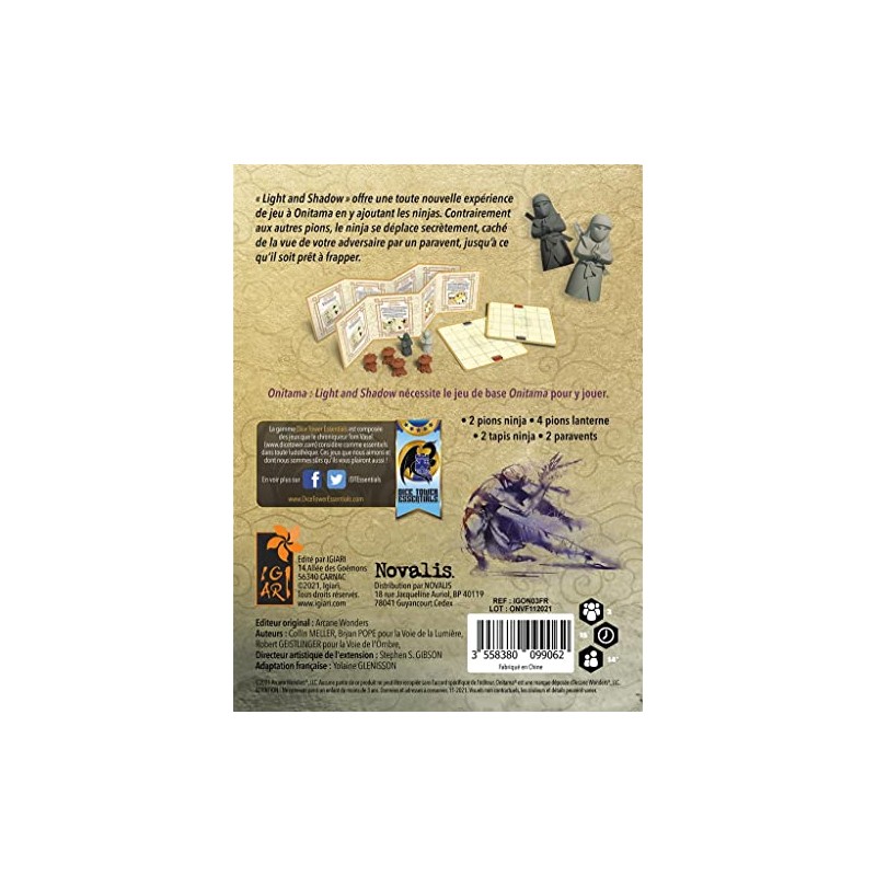 Onitama - Light and Shadow - French version