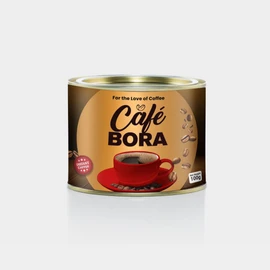 Cafe Bora instant coffee made from carefully selected coffee beans in Tanzania 100g Tin