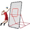 Volleyball Rebounder Net, 7X4 Ft Volleyball Practice Net with 4