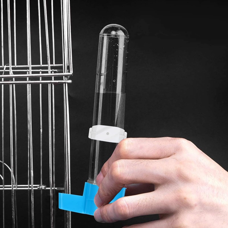 TEHAUX Automatic Bird Water Dispenser, Bird Drinker Cage Feeders Parrot