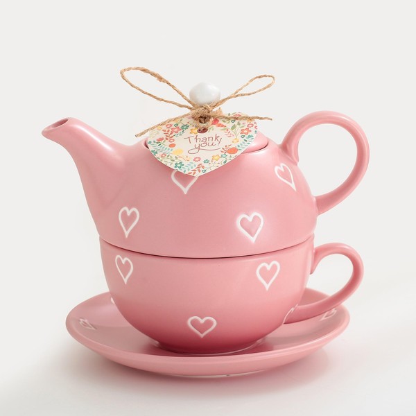 Domini Teapot cup combo,Teapot and Teacup for One,Tea Cup and