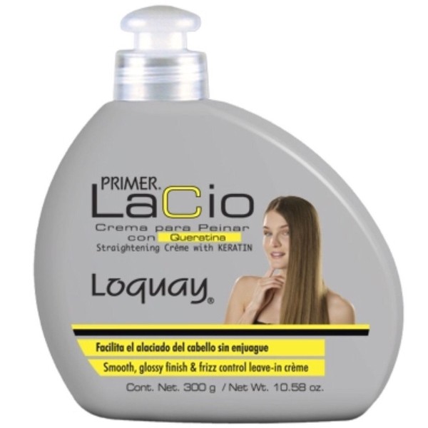 LOQUAY: Straightening Créme with Keratin / Smooth, Glossy Finish & Frizz Control