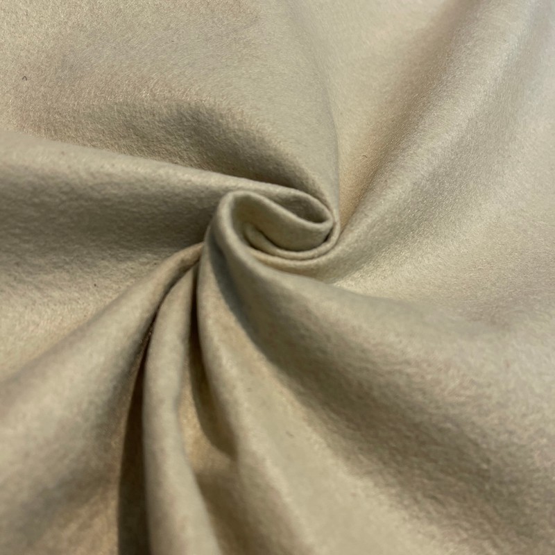 Beige Plain Felt Arts and Craft Fabric Material for Sewing