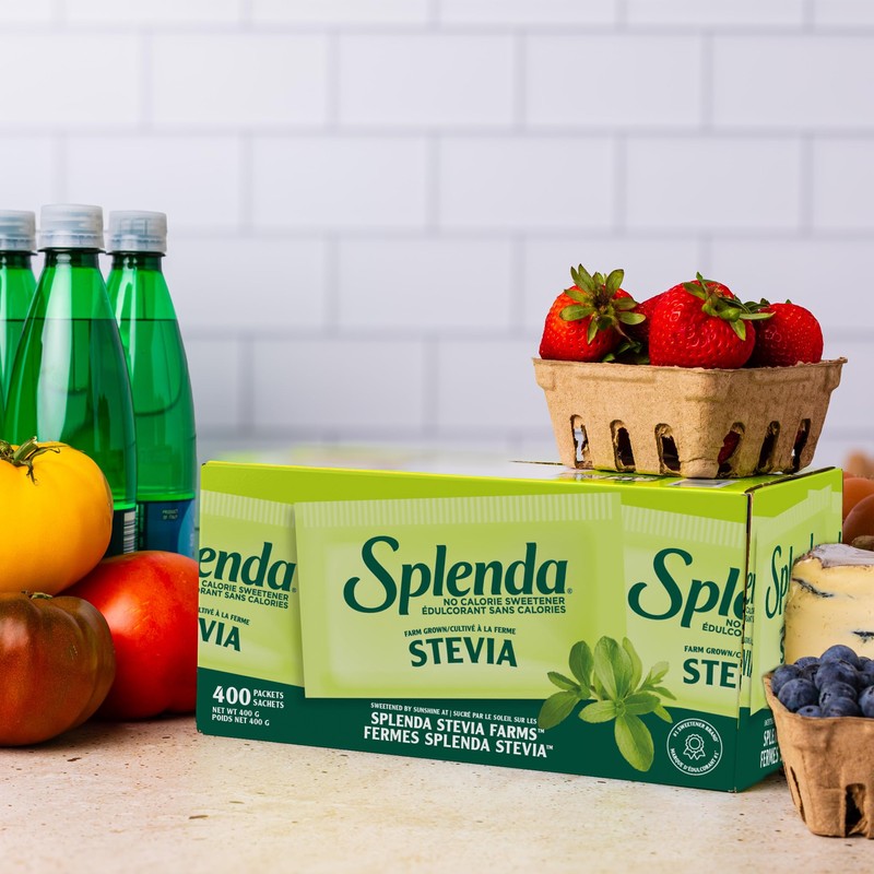 SPLENDA Stevia No Calorie Sweetener, Sugar Substitute Packets, 400 Count