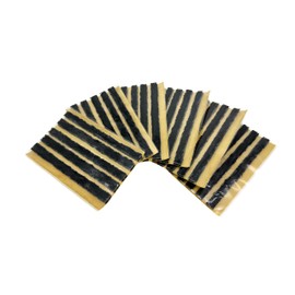 ZERINT TS-160D30 Tyre Repair Strings Rubber Strips Plug Compatible with All Tubeless Car Motorbike Truck Tractor Trailer RV ATV (6 x 100 mm Black 30pcs)