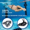 Sight Swimming Goggles Adult Black UV Tint by Sports World
