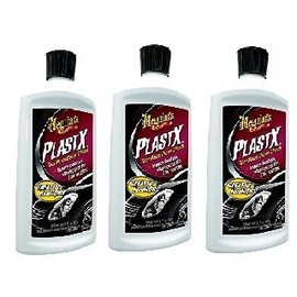 Meguiar's G12310 PlastX Clear Plastic Cleaner & Polish - 10 oz. (3 Pack)