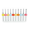 Saipor 1.1-2.0mm PCB Drill Bit, CNC Engraving Drill Bit, Carbide