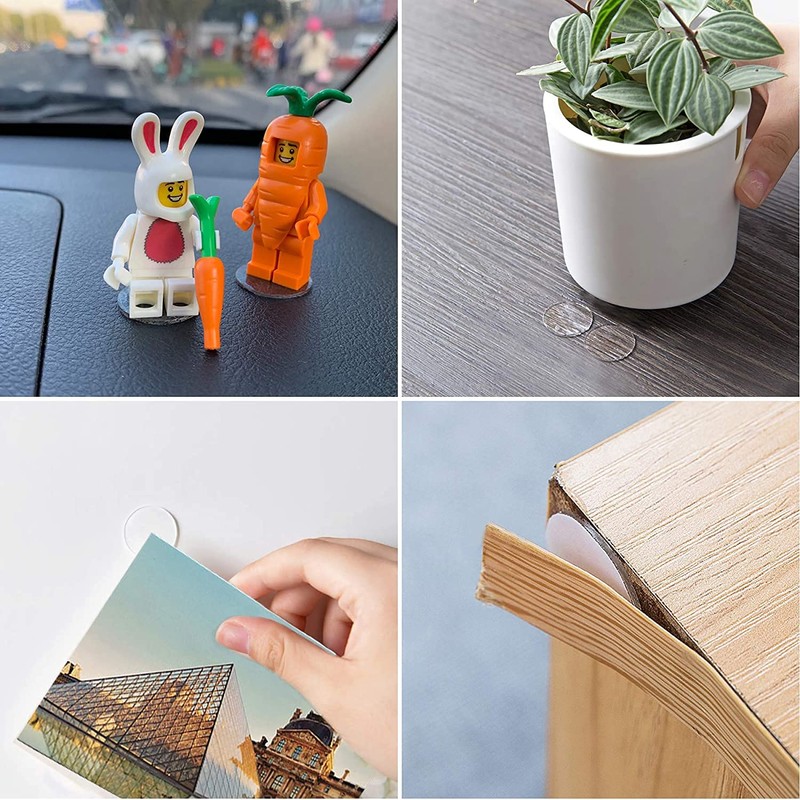 JCZD 280 Pcs Double Sided Sticky Dot Stickers Removable Round