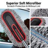 Car Duster, Extendable Long Handle Car Duster Exterior Scratch Free