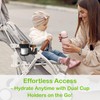 Lusinus Stroller Cup Holder Compatible with YOYO/YOYO2/YOYO3 – 2-in-1 Adjustable