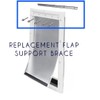 Pet Door Flap Support Brace for Large PetSafe Replacement Flap.