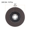 sourcing map 4 Inch Flap Disc 240 Grit Sanding Grinding
