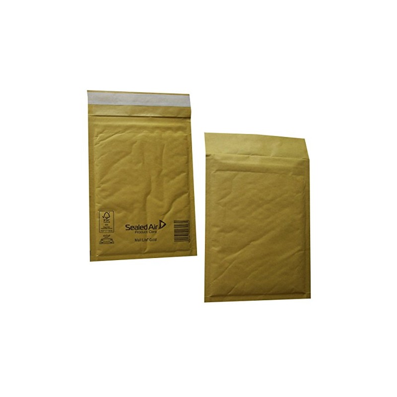 10 Large F/3 Size Mail Lite Gold Padded Envelopes Mailers