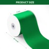 Isaspire 3" Width x 25 Yards Satin Fabric Ribbon, Green