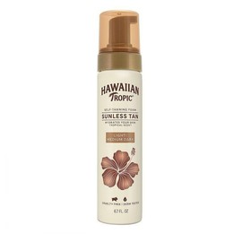 Hawaiian Tropic Sunless Tan Self Tanning Foam Light Medium Dark 198ml / 하와이안트로픽 선레스 탄 셀프 테닝 폼 라이트 미디움 다크 198ml