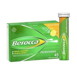 Berocca Orange Effervescent Tablets 45-Count
