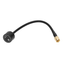 FPV Drone Antenna 5.8GHz 155mm 2.5 Dbi Antenna with Inner Hole RP‑SMA Micro RHCP Antenna for RC Drone FPV Quadcopeter Multicopter for Long Range Quadcopter Drone,RC FPV Machine(Black)