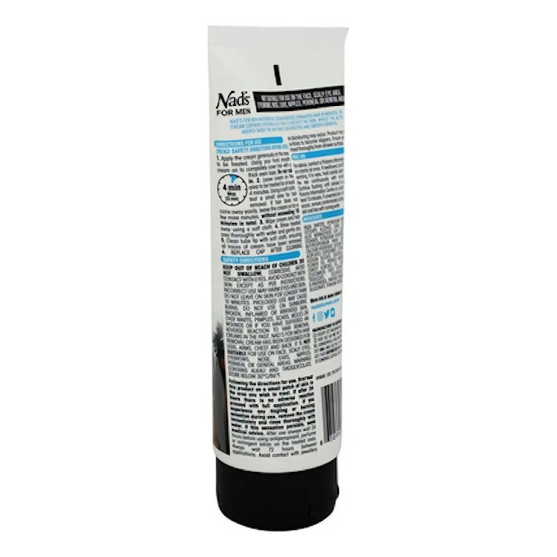Crema Depilatoria para Hombres Nad's 200ml Rápida y Sin Dolor