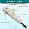 G602 Punch Down Tool, Ethernet Tool for RJ45 with Wire