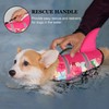 Dogcheer Dog Life Jacket Shark, Hawaiian Style Dog Life Vest