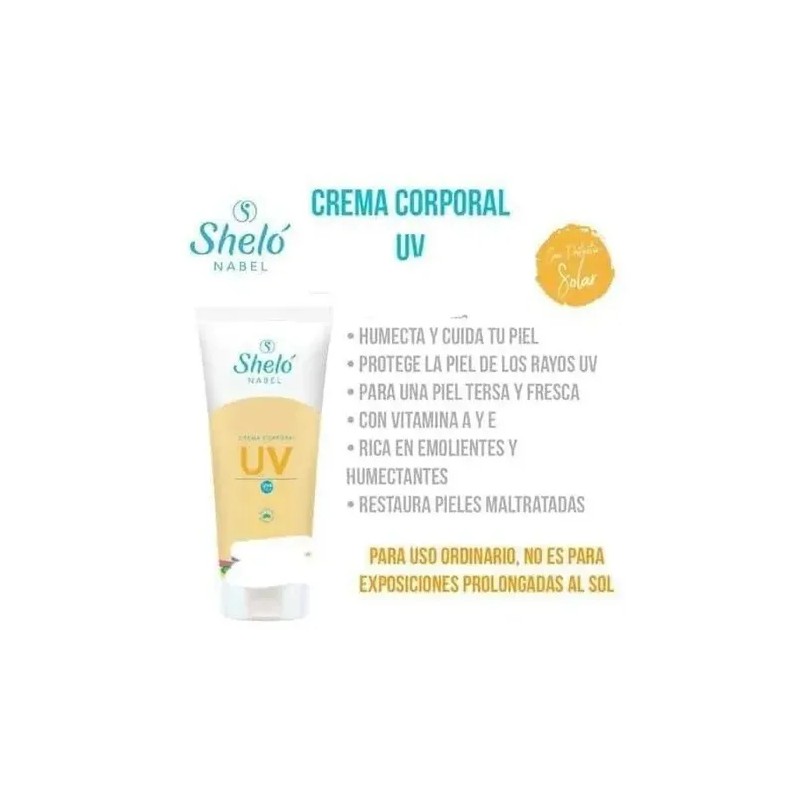 Bloqueador Solar, Depiladora Piel Sensible, Crema Uv Sheló N