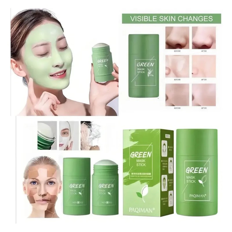 Mascarilla Mask Stick Green Tea Anti Acne Limpieza Profunda