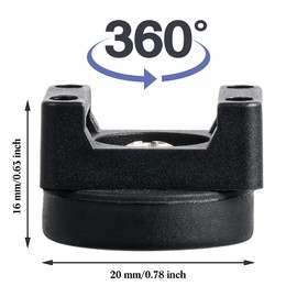 Yookeer 15 Pieces Magnetic Cable Clips Zip Tie Mount Base Black Magnetic Wire Holder Multipurpose Cable Ties Mount Wire Clips Management Base Electrical Cable Ties Supplies for Cable Wire(Classic)