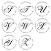Custom Self Inking Address Stamp with Monogram - Style 195