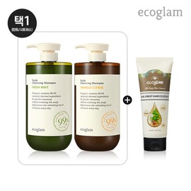 Eco Glam [Eco Glam] Scalp Shampoo + Hair Essence (Select 1) - Citrus+Hair Essence / [에코글램] 스칼프샴푸+헤어에센스(택1) - 시트러스+헤어에센스