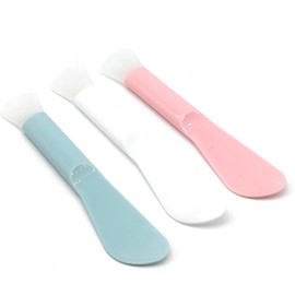 Aplicador de Mascarilla Facial de Silicona Suave(Paquete de 6), Espátula Reutilizable para Maquillaje, Herramientas de Plástico para Arcilla, Crema, Gel, Barro, Mezclas Caseras, Cuidado de La