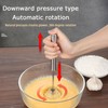 SSKHE Egg Whisk Stainless Steel Hand Push Blender Egg Beater