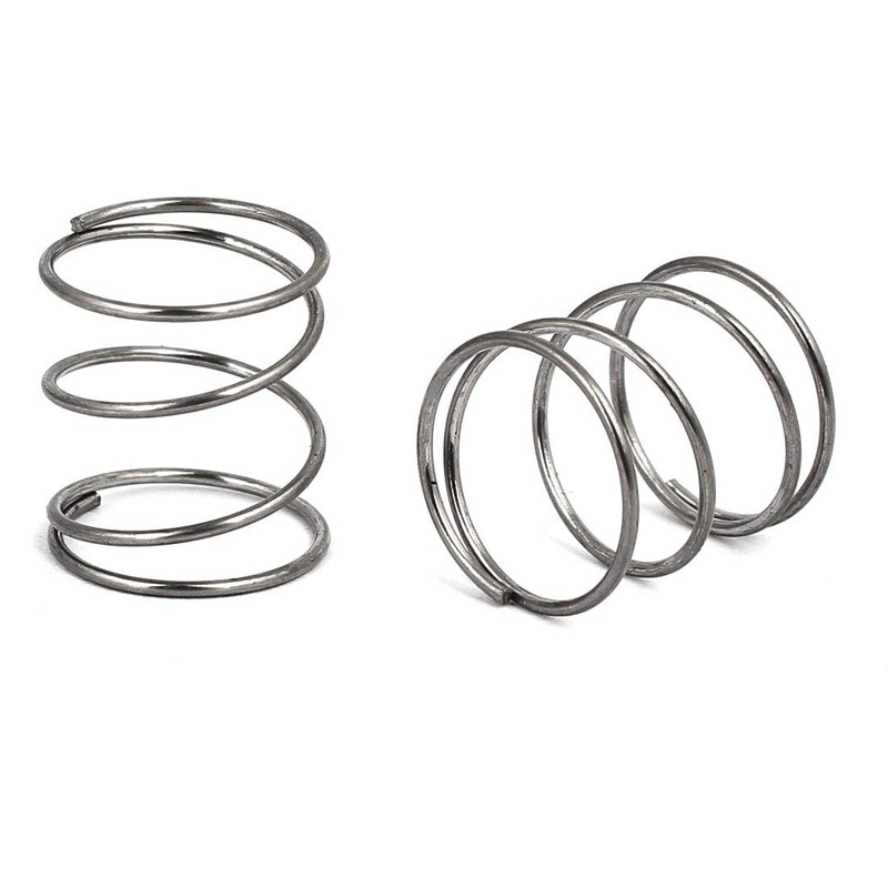 sourcingmap Compression Spring,304 Stainless Steel,14mm OD,0.8mm Wire Size,15mm Free Length,Silver