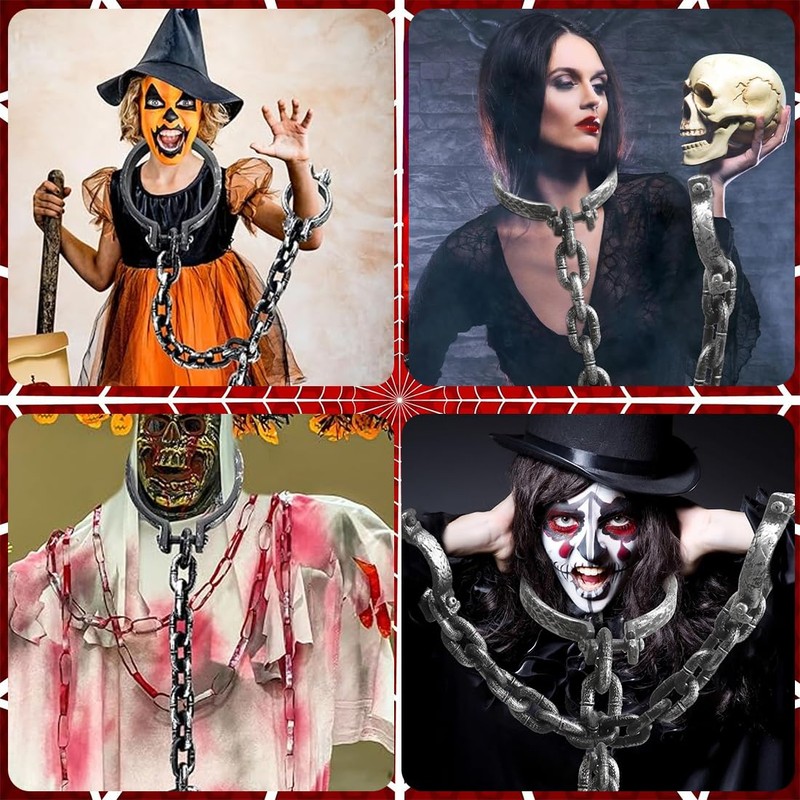 OIXYEY 1 Pezzi Accessori Per Manette Finte Di Halloween, Accessori