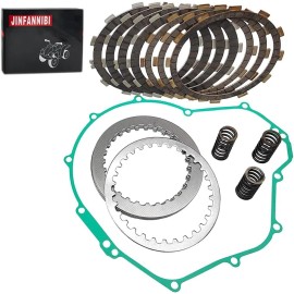 JINFANNIBI Clutch Plates Kit Heavy Duty Springs & Gasket for Kawasaki Z650, Ninja 650 EX650