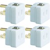 Panasonic WH2881P Conversion Adapter with Earth Terminal (4 Pack)