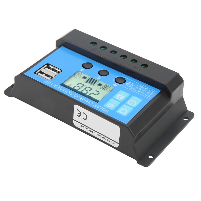 Solar Charge Controller With LCD Dual USB Industrial Master Chip