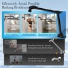 Rain Shower Head Extension Arm, 16 Inch Joint Metal Shower
