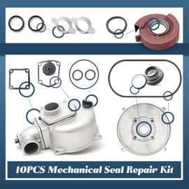 Esttlamer 2" Mechanical Seal Repair Kit Replacement for Predator 2in 212cc Semi-Trash 63405 56160 For Pacific HydroStar 2IN 212cc 61986 68375 69774 Water Pump, Gasket Seal Flapper Washer O-Ring