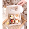 GylSun Pack of 15 Cupcake Muffin Boxes with Large Viewing