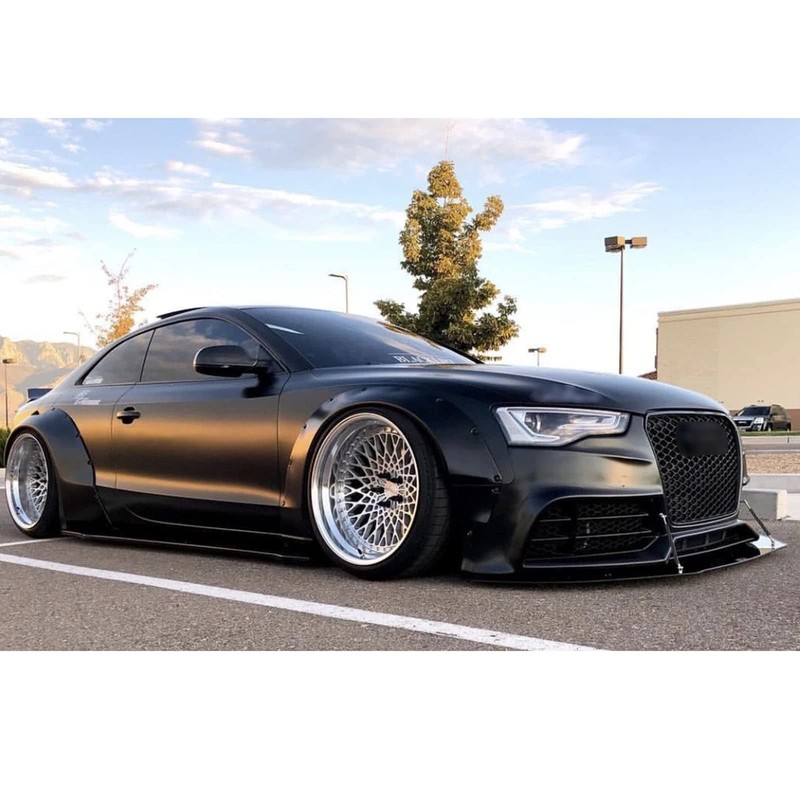 Xotic Tech 2pc Adjustable 8"-11" Front Bumper Lip Splitter Diffuser