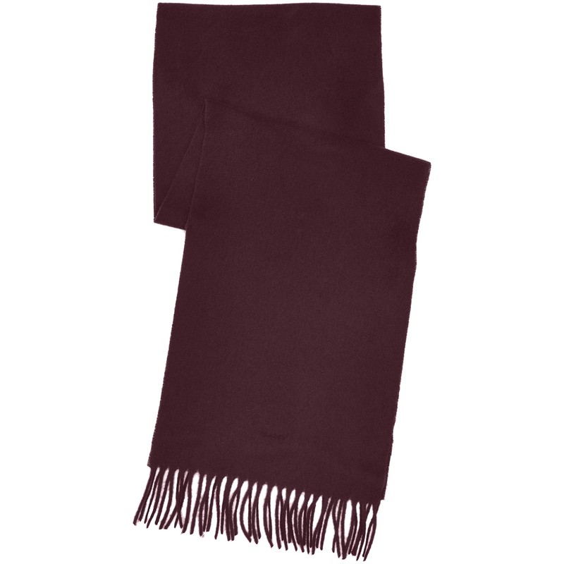 GANT Herren SOLID Lambswool Scarf Schal, Purple FIG, ONE Size